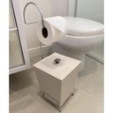 Ver imagem 3 de Kit 2 Lixeiras com Suporte de Papel Higiênico - Stolf