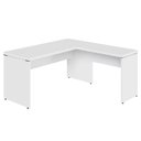 Ver imagem 3 de Escrivaninha L Escritório 1,50m X 1,50m Pés Painel F5 Office Cor:branco