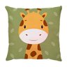 Capa Almofada Infantil Girafa Verde 45x45 Cm Du Neo Infantil - 1