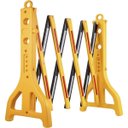 Ver imagem 1 de Barreira Pantografica Retratil Grade Safonada Estrada Obra Rodovia Segurança Aviso Manutençao Sinali