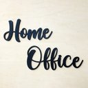 Ver imagem 1 de Quadro/ Quadrinho Home Office - Adorno De Parede, Lettering, 3D - Toque 3D:Preto