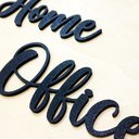 Ver imagem 3 de Quadro/ Quadrinho Home Office - Adorno De Parede, Lettering, 3D - Toque 3D:Preto