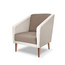 Ver imagem 3 de Poltrona Sala de Estar Monalisa Decorativo Suede:capuccino