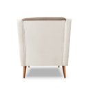 Ver imagem 4 de Poltrona Sala de Estar Monalisa Decorativo Suede:capuccino