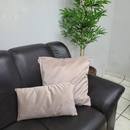 2 Capas de Almofadas 50x50 + 1 Capa 30x50cm Glamour Rose - 4