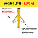 Ver imagem 5 de Kit 4 Cavaletes Automotivos Tipo Preguiça 2 Toneladas Suporte Reforçado Trava de Segurança Carros