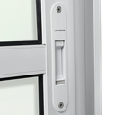 Ver imagem 6 de Porta Correr 4 Folhas Moveis 210 x 200 Elite c/Fecho Autom V.Liso Branco Brimak