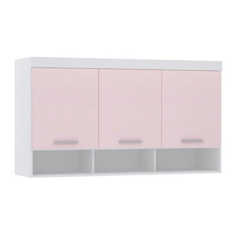 Guarda Roupa Modulado Alpes Maleiro Ponte Aéreo Casal 1,38m - Módulo Luciane:rosa