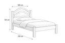 Ver imagem 3 de Cama Solteiro Isis 100% Mdf para Colchão 188x88 Cm -super Reforçada -basoto:nature