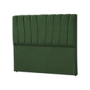 Ver imagem 2 de Cabeceira Estofada Americana Premium 195cm em Veludo Verde