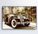 Ver imagem 7 de Quadro Carro Clássico Preto e Branco - 90x60 Cm - Tecido Canvas