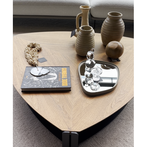 Tobago Bandeja - Linha Metal- - Off White - 30x20