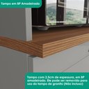 Ver imagem 7 de Torre Quente 72 cm 2 Portas 2 Gavetas C350 Cinza Nature Henn