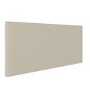 Ver imagem 3 de Cabeceira Casal Painel Cama Box Clean 140 Cm Linho Grosso Bege