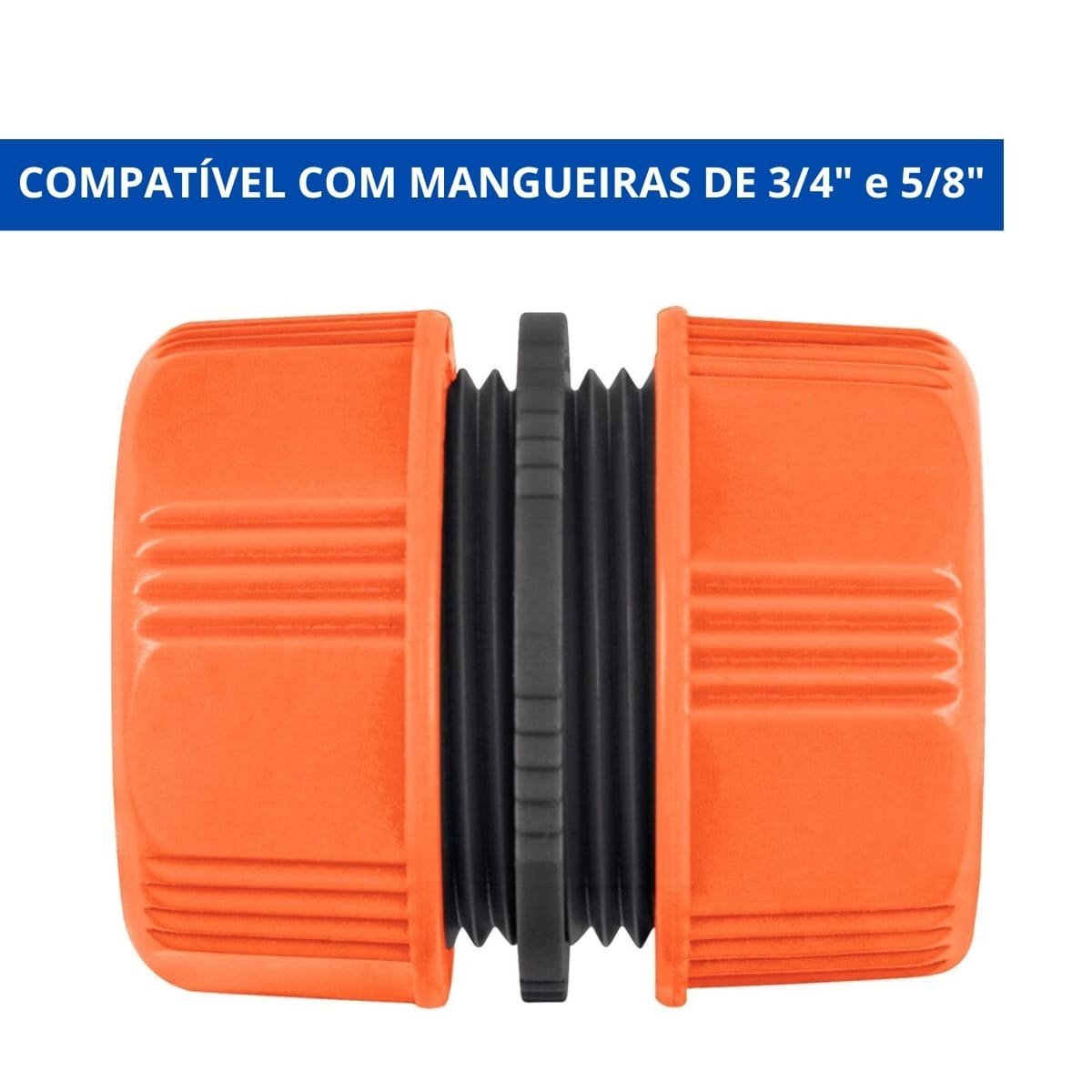 Emenda Ligação Reparadora Extensor Para Mangueira 3/4" e 5/8" | Tramontina | Kit 03 Un - 3
