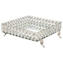 Ver imagem 1 de Bandeja Decorativa Espelhada Cristal Luxo Banheiro Perfumes