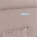 Ver imagem 6 de Poltrona do Papai Reclinável Sala de Cinema Madrid Elétrica Touch Usb Veludo Rosê G23 Gran Belo