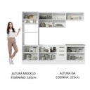 Ver imagem 7 de Cozinha Completa 270001 Com Armário E Balcão Branco Branco