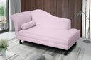Ver imagem 2 de Recamier Divã Dubai 140 cm Braço Direito Rosa Claro