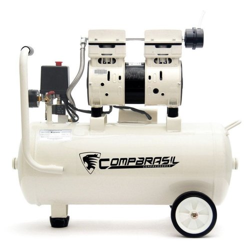 Tudo máquinas - COMPRESSOR AR PORTÁTIL COM 2 RODAS 178L,/MIN 24 LITROS 1,9  CV 220V BCA-2 BRANCO - Compressores - Construção