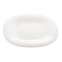 Ver imagem 1 de Prato Raso de Vidro Opalino Carine White 27cm Lyor