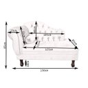 Ver imagem 3 de Divã Luiza Luxo 1,50 para Escritório Clínica e Recepção