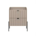 Ver imagem 3 de 2 Mesas de Cabeceira Vênus Mdf 45cm