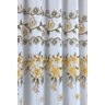 Cortina Casa Viva Tecido Voal Estampado Flores Amarelas Forro Microfibra 3,00 x 2,70 Metros Alt - 2