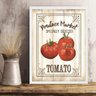 Quadro Vintage para Cozinha Tomate 33x24cm:moldura Preta - 2