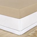 Ver imagem 1 de Saia Cama Casal Queen Box Percal 180 Fios Acabamento em Ponto Palito - Branca
