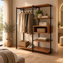 Ver imagem 1 de Closet Verona Organizador Industrial com Cabideiro e Prateleiras