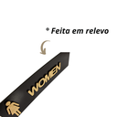Ver imagem 4 de Par Placas Women Man Feminino Masculino Em Inglês Para Banheiro Feito De Madeira Em Relevo Natural