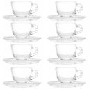 Ver imagem 1 de Jogo 16 Peças Xícaras Café e Pires 80ml Vidro Pearl Wolff Ch
