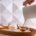 Ver imagem 4 de Jogo 16 Peças Xícaras Café e Pires 80ml Vidro Pearl Wolff Ch
