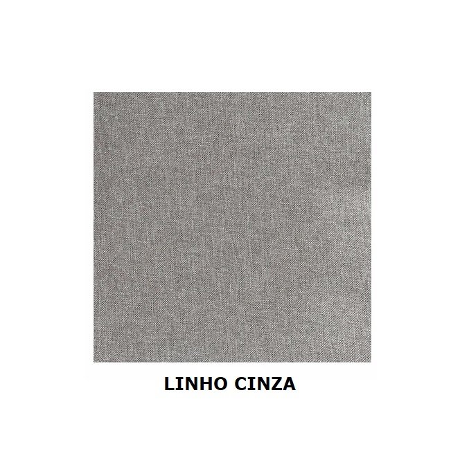 Ver imagem 3 de Cabeceira Cama Box Queen Madrid 1.60 Linho Cinza - Expressa Móveis