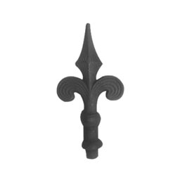 Ponteira Ponta de Lança Ferro N23 Grade Portão Muro 30cm - 1