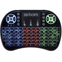 Ver imagem 1 de Mini Teclado sem Fio com Touchpad e Led - 2695 - Exbom
