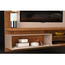 Ver imagem 5 de Painel Home Suspenso para Tv até 55" Marin Off White Freijo Dj Móveis