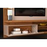 Painel Home Suspenso para Tv até 55" Marin Off White Freijo Dj Móveis - 5