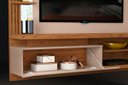 Ver imagem 5 de Painel Home Suspenso para Tv até 55" Marin Off White Freijo Dj Móveis