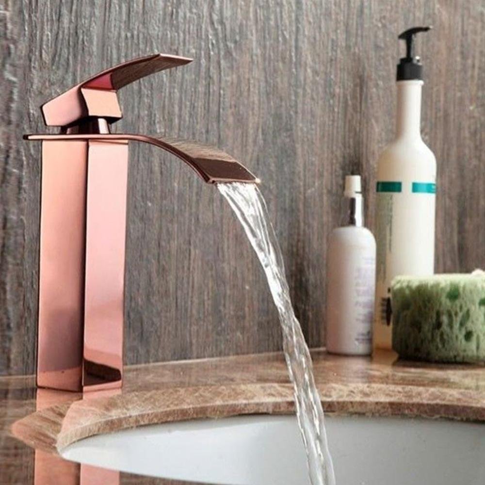 Torneira Cascata Alta com Misturador Monocomando Rose de Bancada Belcca Tca01r-bl - 2