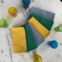 Ver imagem 1 de Kit 6 Guardanapos Rafaela Copa – Verde, Amarelo e Azul