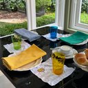 Ver imagem 5 de Kit 6 Guardanapos Rafaela Copa – Verde, Amarelo e Azul
