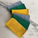 Ver imagem 3 de Kit 6 Guardanapos Rafaela Copa – Verde, Amarelo e Azul