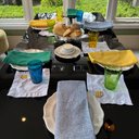 Ver imagem 6 de Kit 6 Guardanapos Rafaela Copa – Verde, Amarelo e Azul