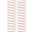 Ver imagem 1 de Kit 24 Bandejas Redonda 34cm Servir Rosa Himalaia Bubble Crippa Bar Restaurante