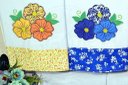 Ver imagem 2 de Kit Pano de Prato em Patchwork com 5 pçs - Augusth Arte & Tear