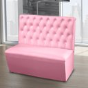 Ver imagem 2 de Sofá Canto Alemão Ana Bela 2 lugares - Rosa Escuro