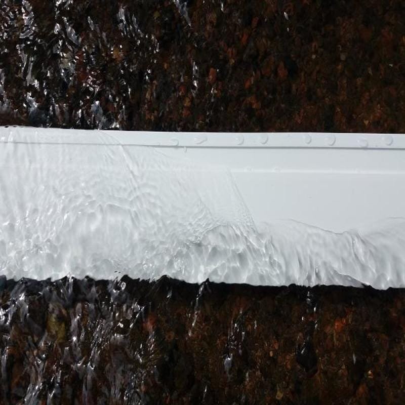 Rodapé de Poliestireno Liso Branco 10 Cm Goede Barra de 2,40 m - Goede - 3