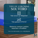 Ver imagem 4 de Capa de Colchão Casal Solteiro Box em Malha com Zíper Estilo e Praticidade:azul